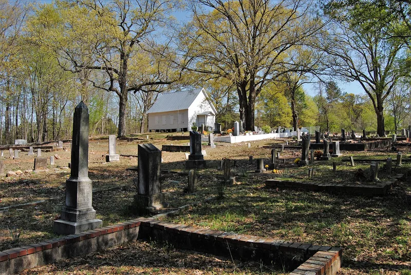 Omer Christian Church and Cemetery, Winder, Georgia