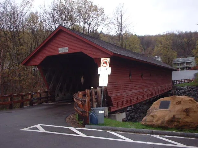 Newfield Covered Bridge, Newfield, New York