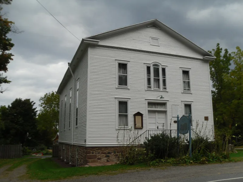 Gates Hall and Pultneyville Public Square, Pultneyville, New York