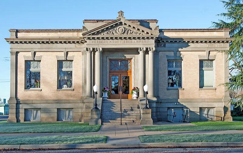 Kraft, Herbert, Memorial Free Library, Red Bluff, California