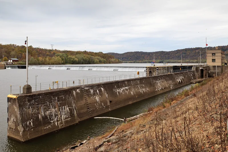 Allegheny River Lock and Dam No.8, Templeton, Pennsylvania