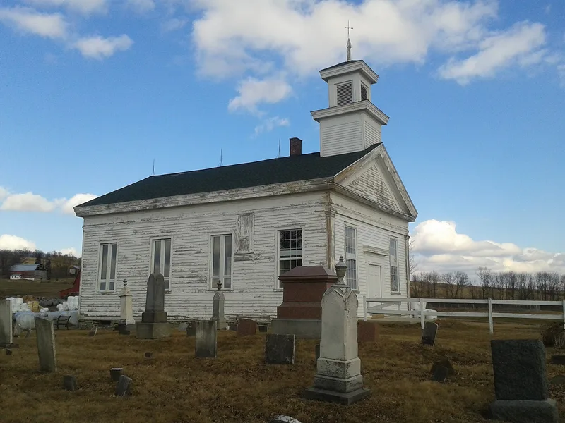Waits Methodist Episcopal Church and Cemetery, Owego, New York