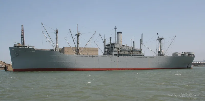 SS Red Oak Victory (victory ship), Richmond, California