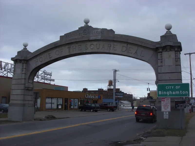 Johnson City Square Deal Arch, Johnson City, New York