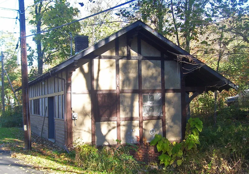 O & W Railroad Station at Port Ben, Wawarsing, New York