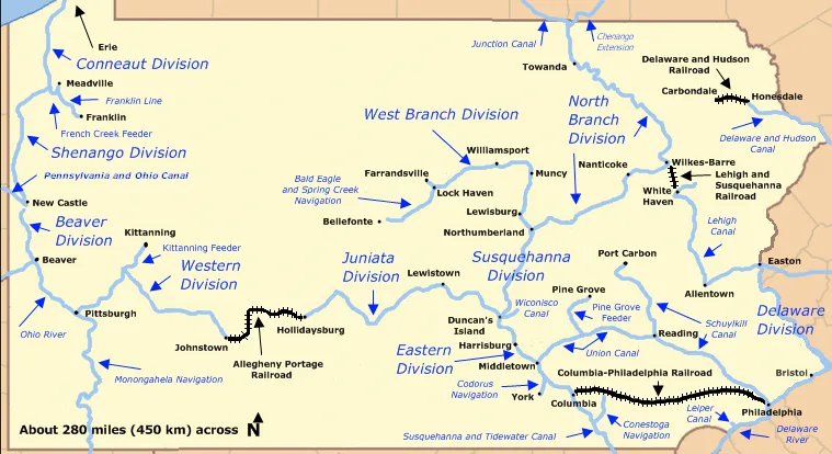 Pennsylvania Main Line Canal, Juniata Division, Canal Section, Granville Township, Pennsylvania
