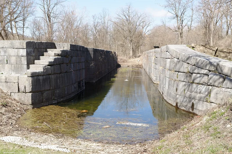 Enlarged Double Lock No. 33 Old Erie Canal, St. Johnsville, New York