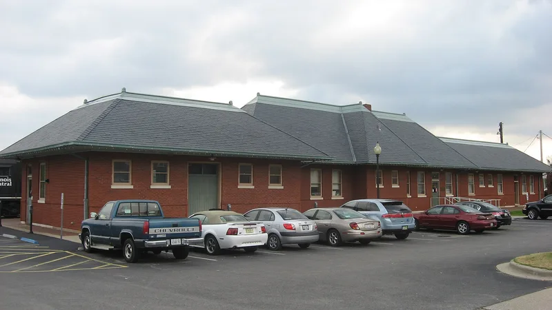 Illinois Central Railroad Passenger Depot, Carbondale, Illinois