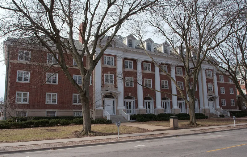 Women's Residence Hall-West Residence Hall, University of Illinois at Urbana-Champaign, Urbana, Illinois