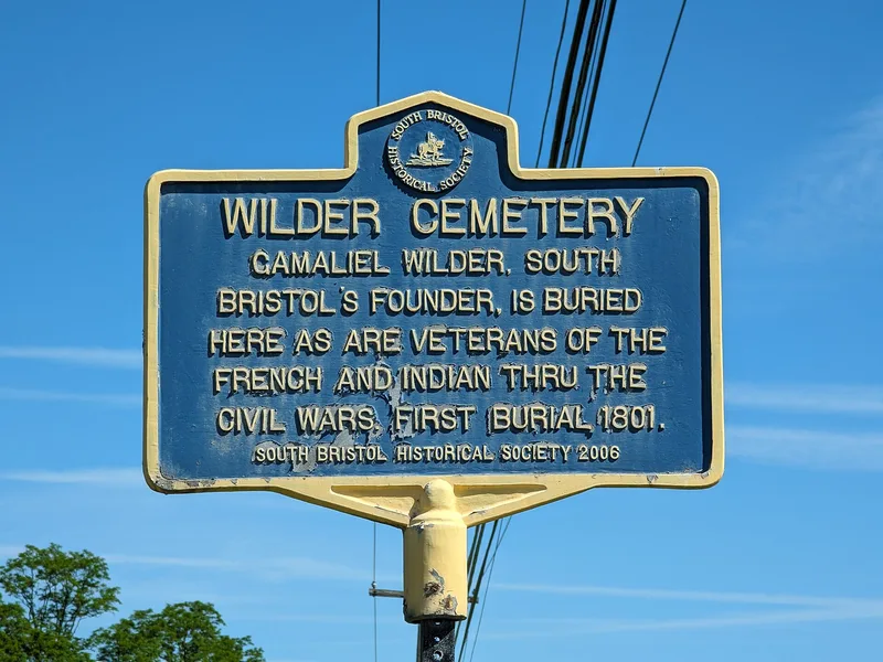 Wilder Cemetery, S. Bristol, New York