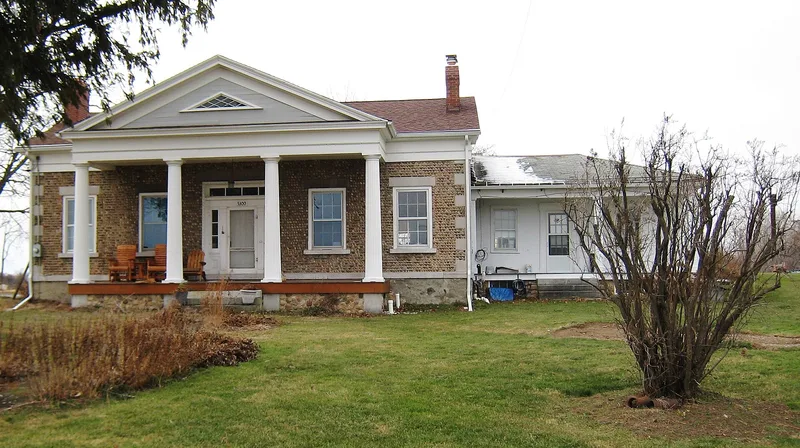 Barden, Levi, Cobblestone Farmhouse, Seneca, New York