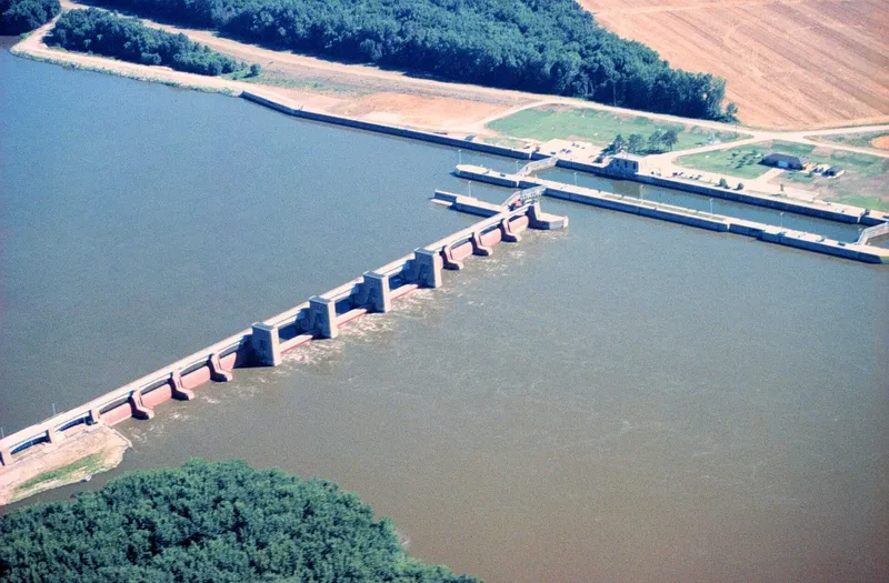 Lock and Dam No. 17 Historic District, New Boston, Illinois