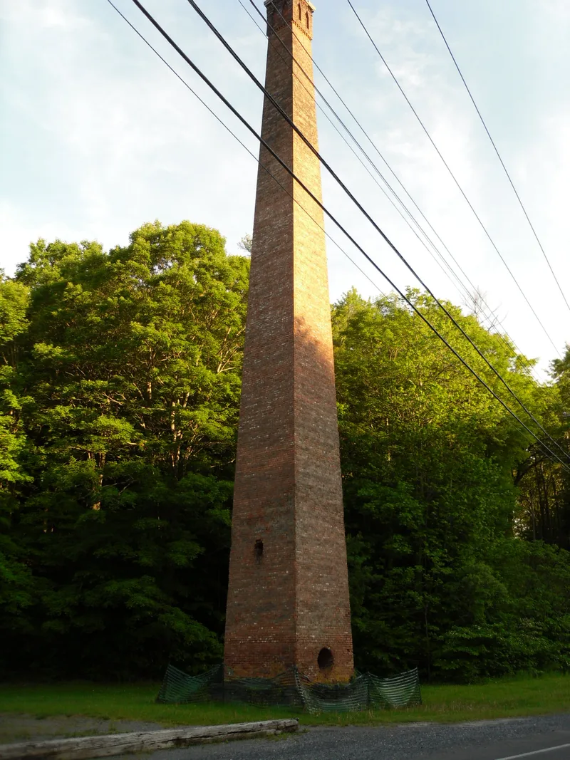 Valley Paper Mill Chimney and Site, Alcove, New York
