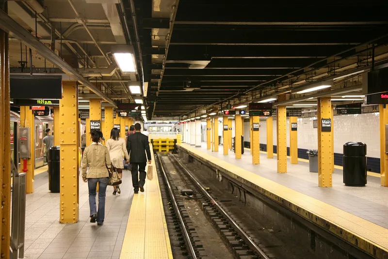 Main Street Subway Station (Dual System IRT), Flushing, New York