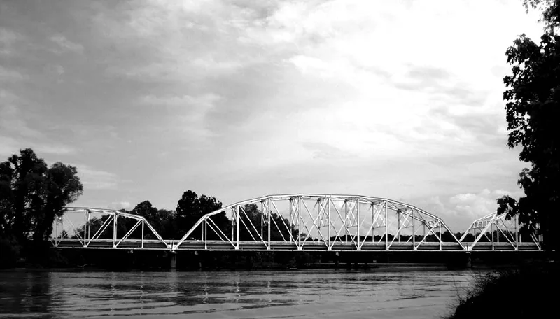State Highway 19 Bridge at Trinity River, Riverside, Texas