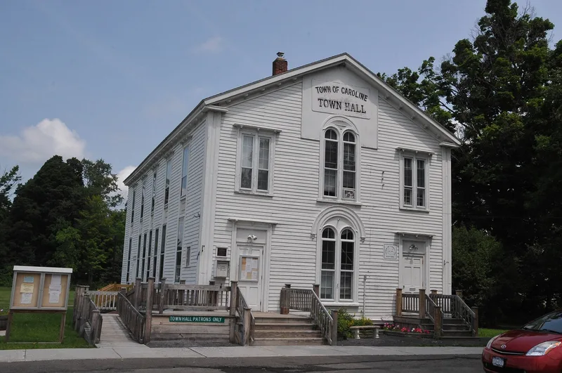 District No. 2 School, Caroline and Dryden, Slaterville Springs, New York