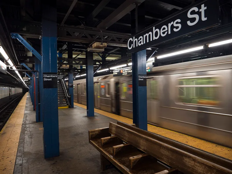 Chambers Street Subway Station (Dual System IRT), New York, New York