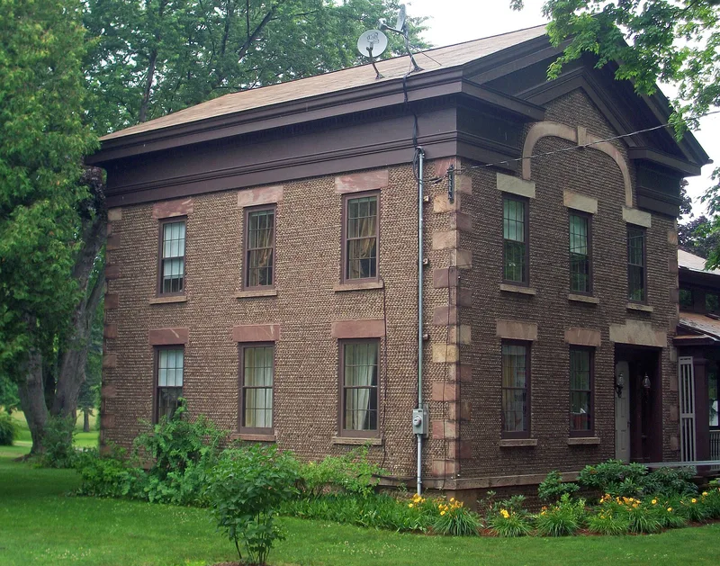 Blood, Jackson, Cobblestone House, Lyndonville, New York