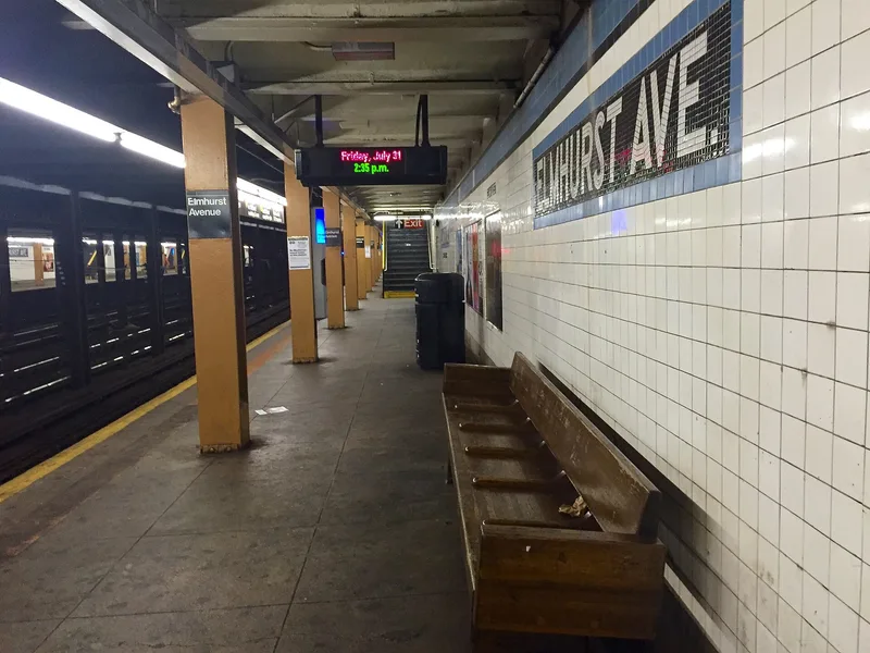 Elmhurst Avenue Subway Station (IND), Queens, New York