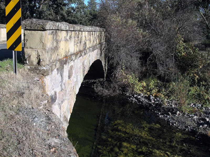 Swartz Creek Bridge on Aetna Springs Road, Aetna Springs, California
