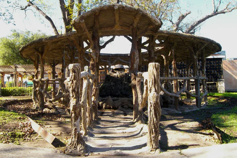 Fountain at Alamo Cement Company, San Antonio, Texas
