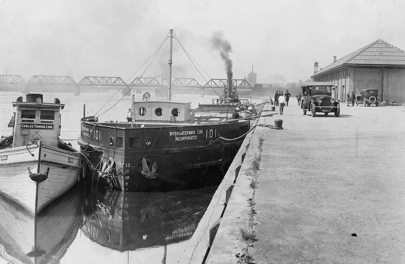 DAY PECKINPAUGH, (canal motorship), Lockport, New York