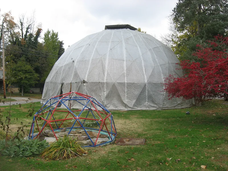 Fuller, R. Buckminster, and Anne Hewlett Dome Home, Carbondale, Illinois