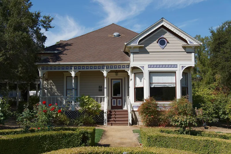 Hutton, Warner, House, Saratoga, California