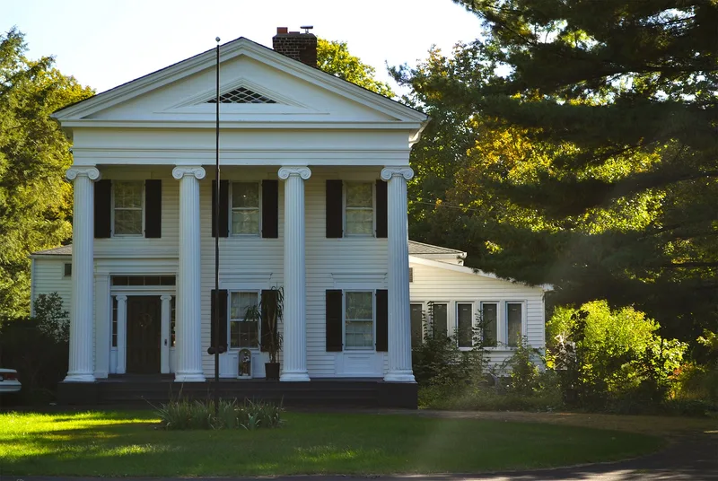 Titus, Elias, House, Red Oaks Mill, New York