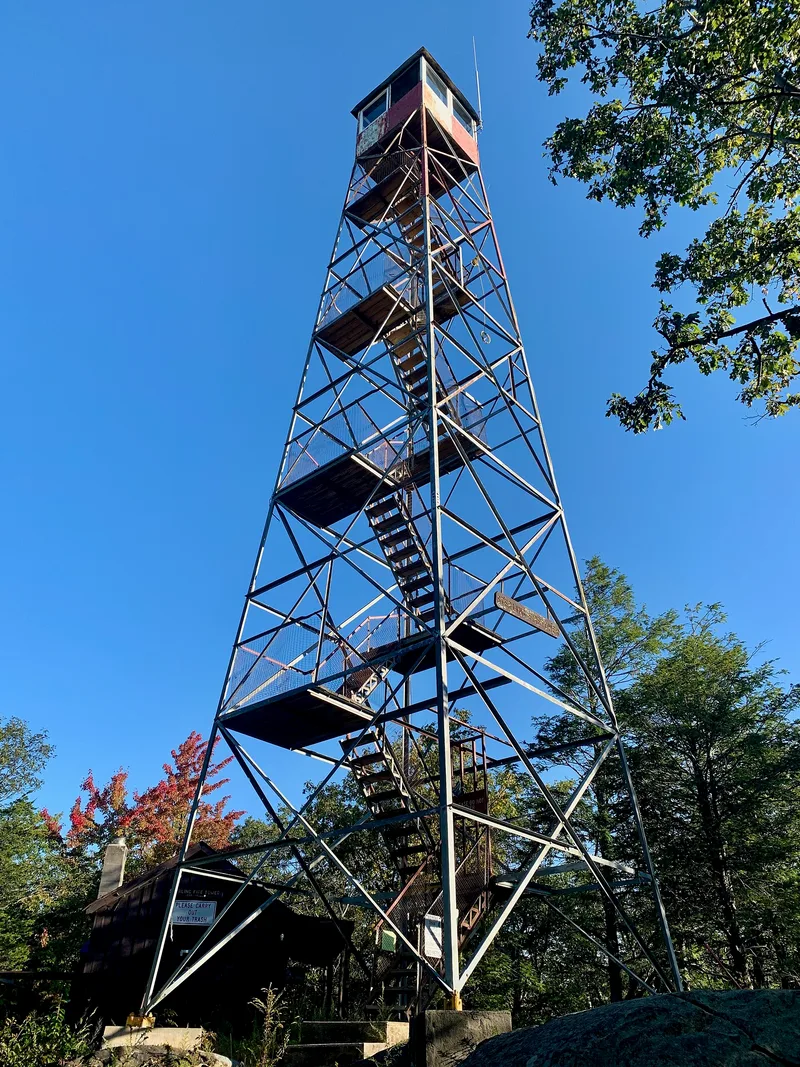 Sterling Mountain Fire Observation Tower and Observer's Cabin, Greenwood Lake, New York