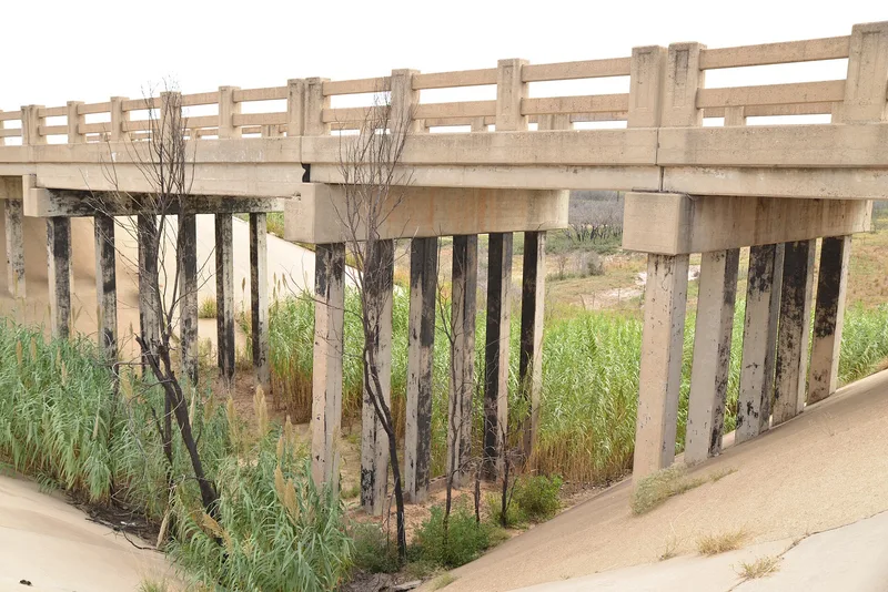 Route 66 Bridge over the Chicago, Rock Island and Gulf Railroad, Shamrock, Texas