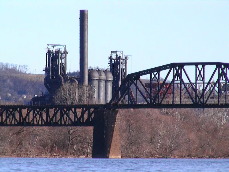 Carrie Blast Furnace Number 6 and 7, Rankin, Munhall, Swissvale boroughs, Pennsylvania