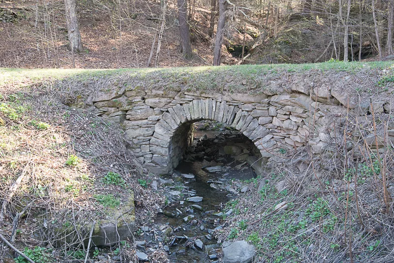 Allan Teator Road Stone Arch Bridge, West Durham, New York