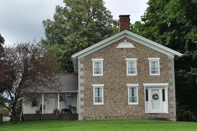Graves, John, Cobblestone Farmhouse, Junius, New York