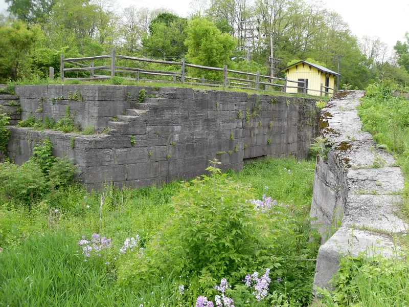 Enlarged Double Lock No. 23, Old Erie Canal, Rotterdam, New York