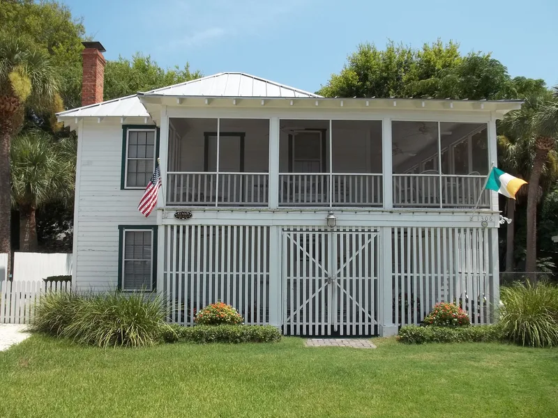 Johnson, J. Herbert and Julia, Raised Tybee Cottage, Tybee Island, Georgia