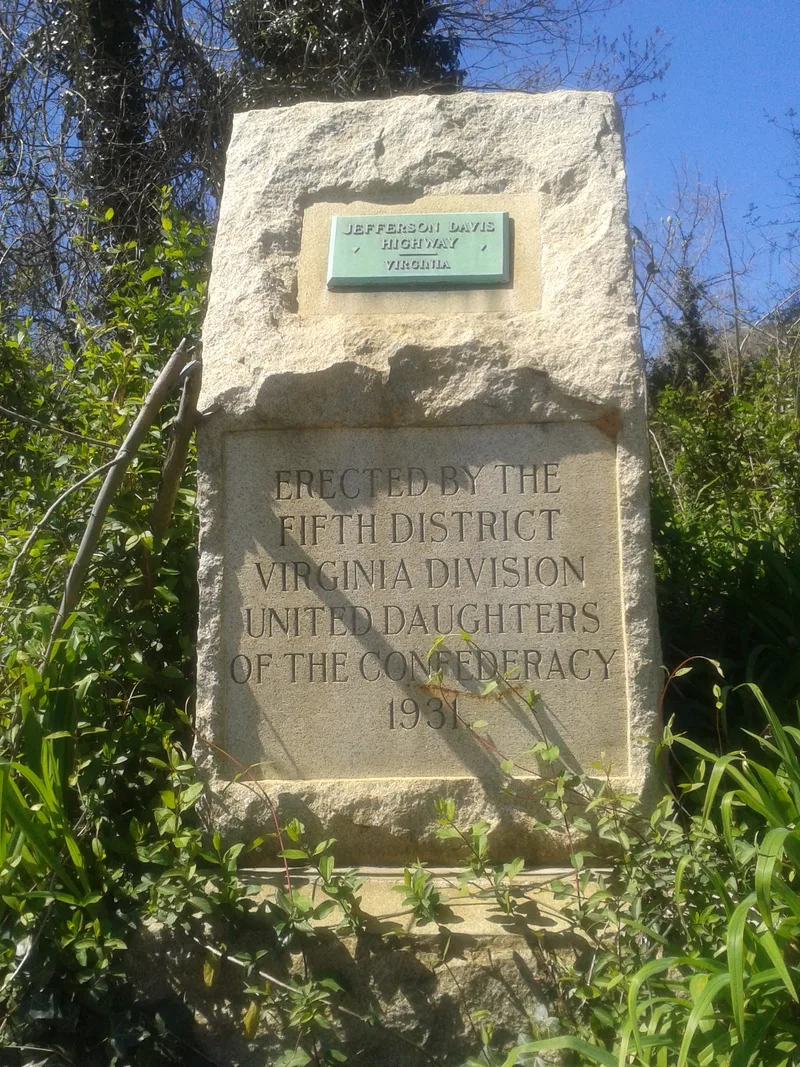 Proctor Creek, Jefferson David Highway Marker, Richmond, Virginia