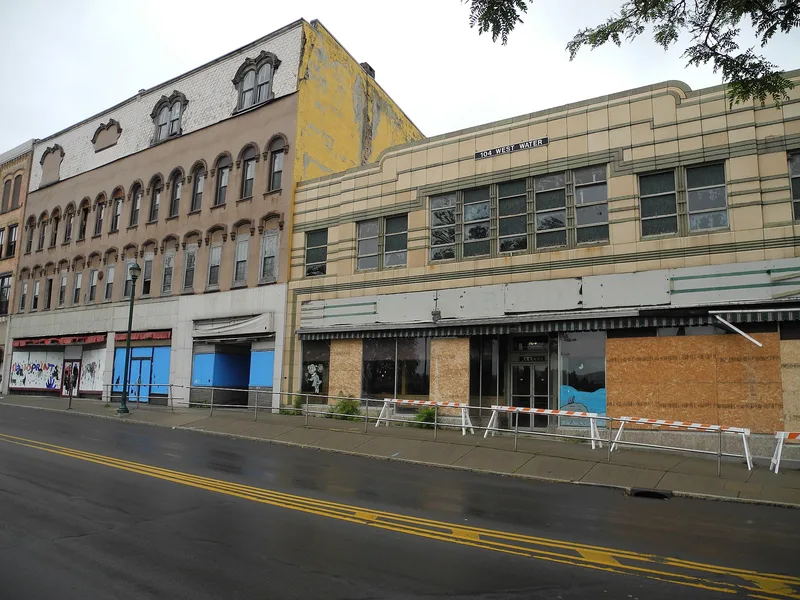 Buildings at 104-116 West Water St., Elmira, New York