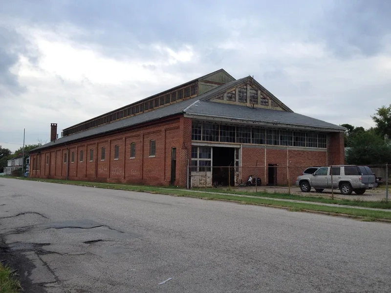 South Chappell Street Car Barn, Petersburg, Virginia