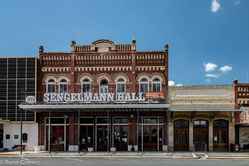 Sengelmann Hall and City Meat Market Building, Schulenburg, Texas