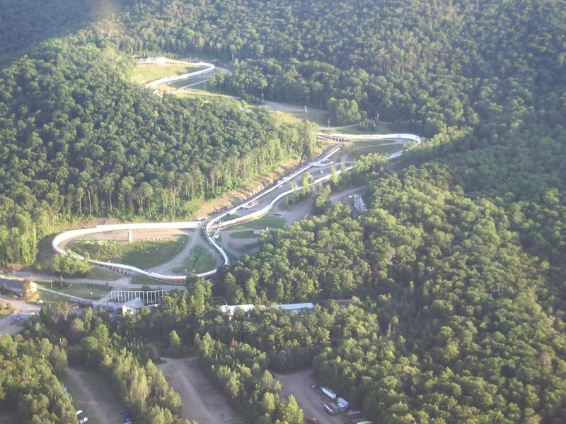 Mt. Van Hoevenberg Olympic Bobsled Run, Lake Placid, New York