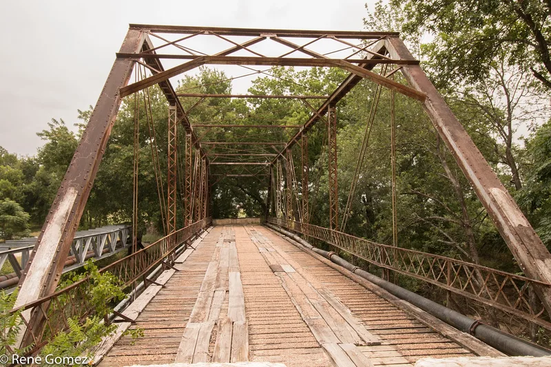Leon Street Bridge at the Leon River, Gatesville, Texas