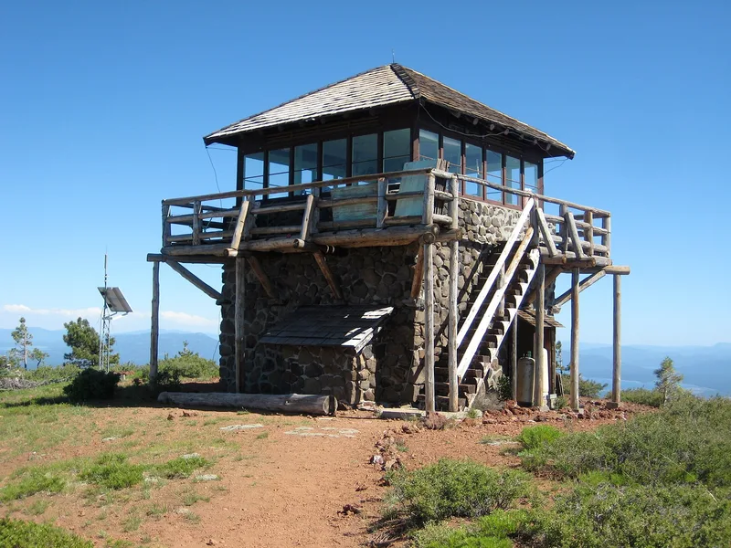 Mount Harkness Fire Lookout, Mineral, California