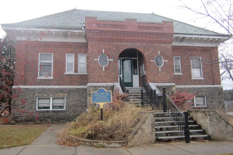 International Paper Administration Building and Time Office, Corinth, New York