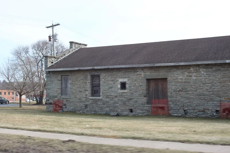 Oswego and Syracuse Railroad Freight House, Oswego, New York