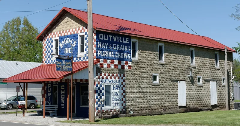 Outville Hay and Grain Company Building, Outville, Ohio