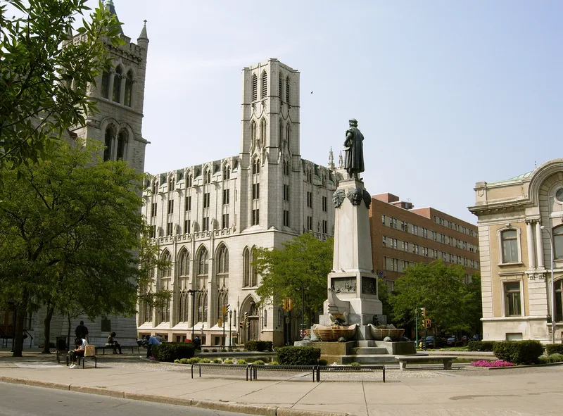 Montgomery Street-Columbus Circle Historic District (Boundary Increase and Decrease), Syracuse, New York