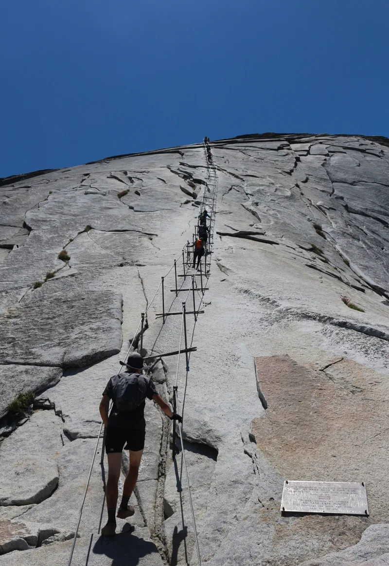 Half Dome Cables and Trail, Yosemite, California