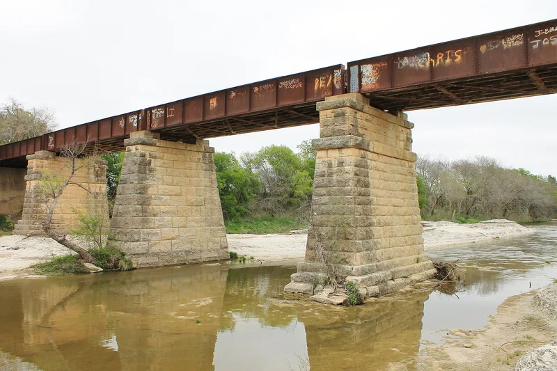 Nolan River Bridge 303-A of the Gulf, Colorado and Santa Fe Railway, Blum, Texas