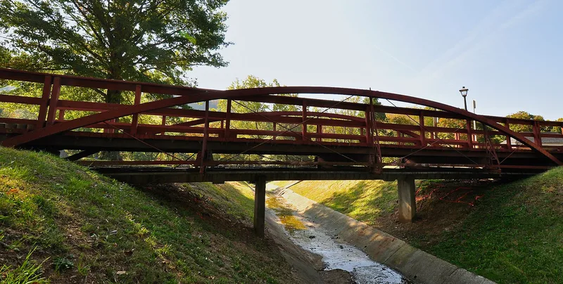 Bowstring Truss Bridge, Ironto, Virginia